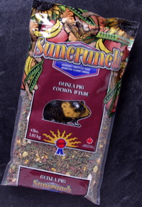 Suncrunch – cochon d’Inde – nourriture gourmet enriche
