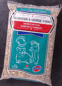 Nourriture pour hamster et gerbilles